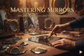 Working with mirrors video course showing craftsman cutting and shaping decorative mirror pieces
